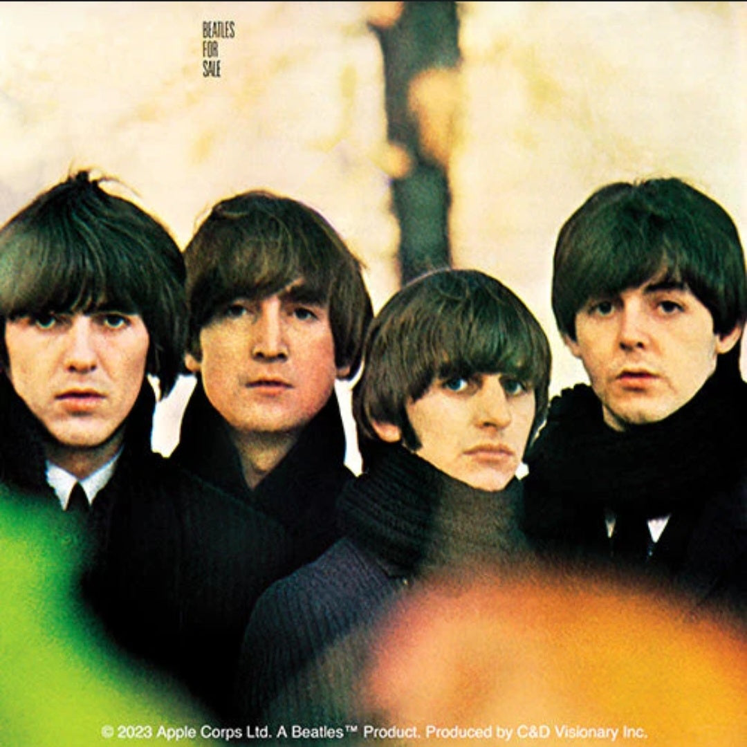 The Beatles band sticker with four-member group portrait