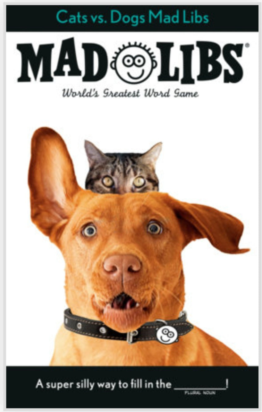 (Arriving Sept 30th) Cats vs Dogs Mad Libs NEW