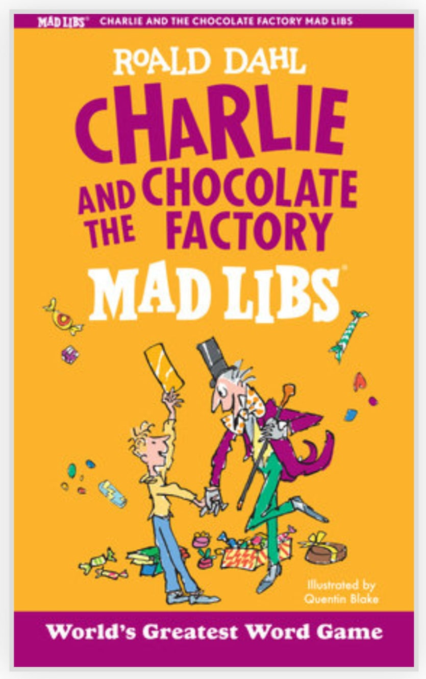 Charlie and the Chocolate Factory Mad Libs NEW