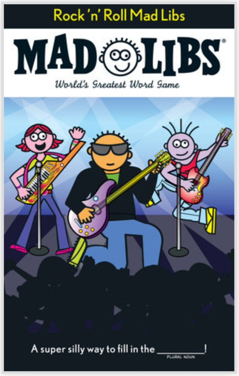 Rock 'n' Roll Mad Libs NEW