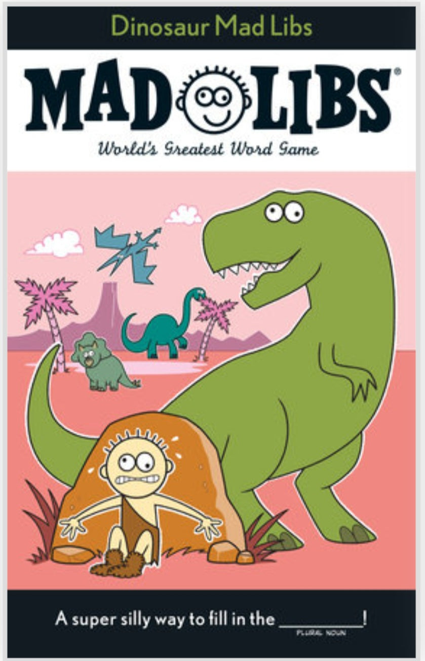 Dinosaur Mad Libs NEW