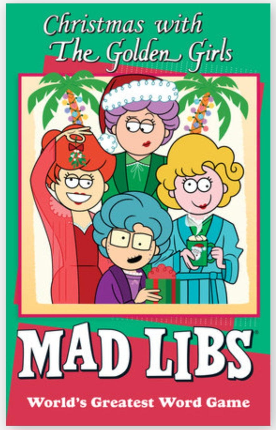 The Golden Girls Christmas Mad Libs NEW
