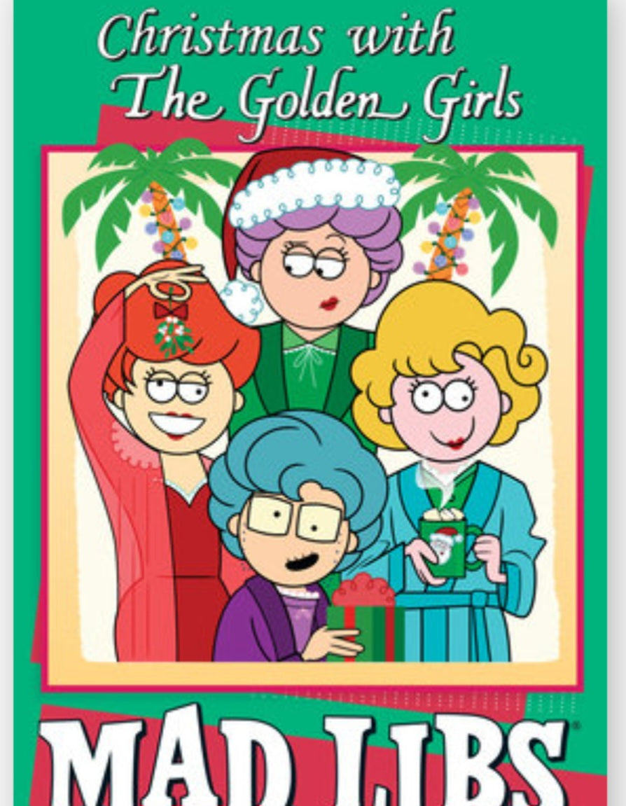 (Arriving Sept 30th) The Golden Girls Christmas Mad Libs NEW