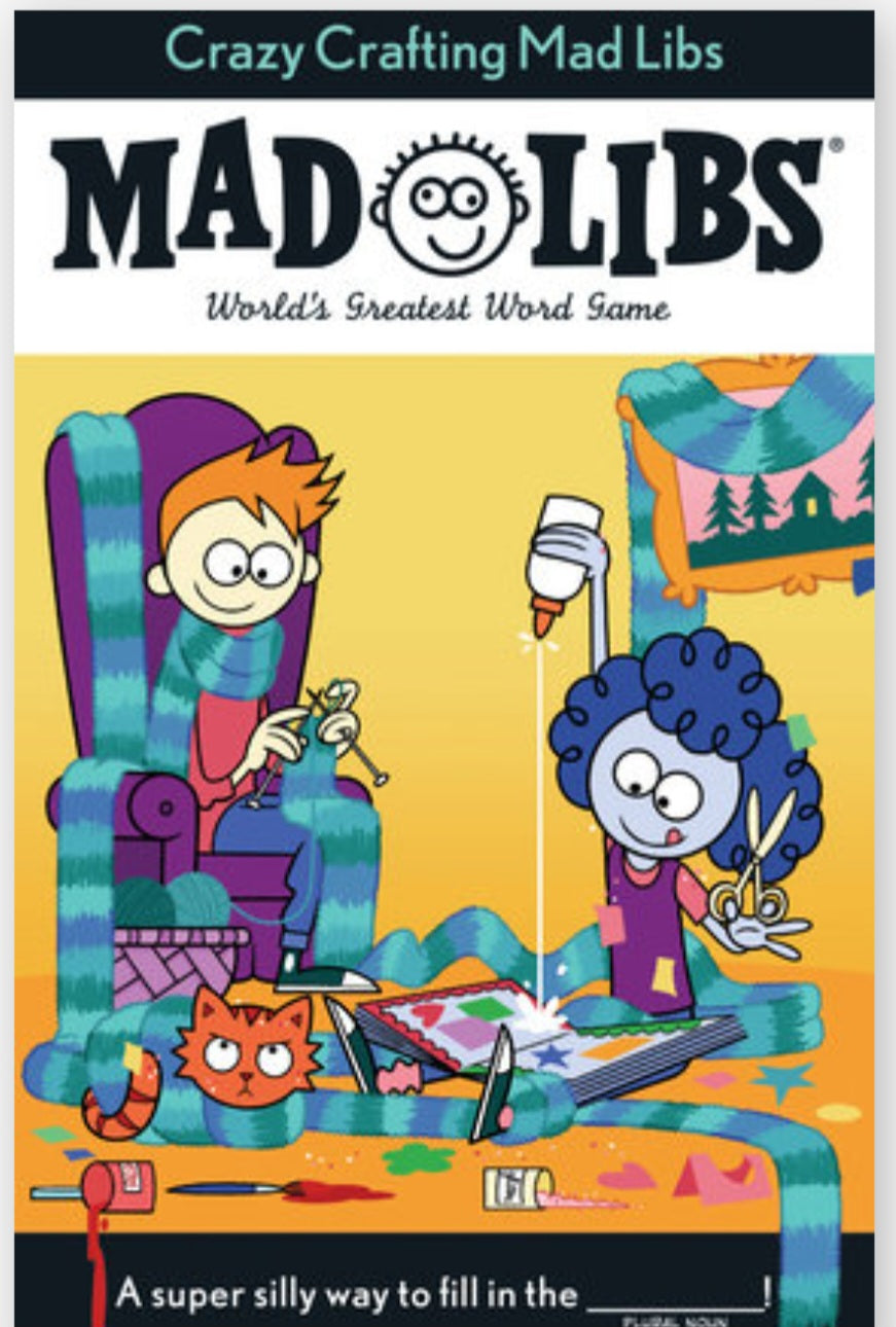 (Arriving Sept 30th) Crazy Crafting Mad Libs NEW
